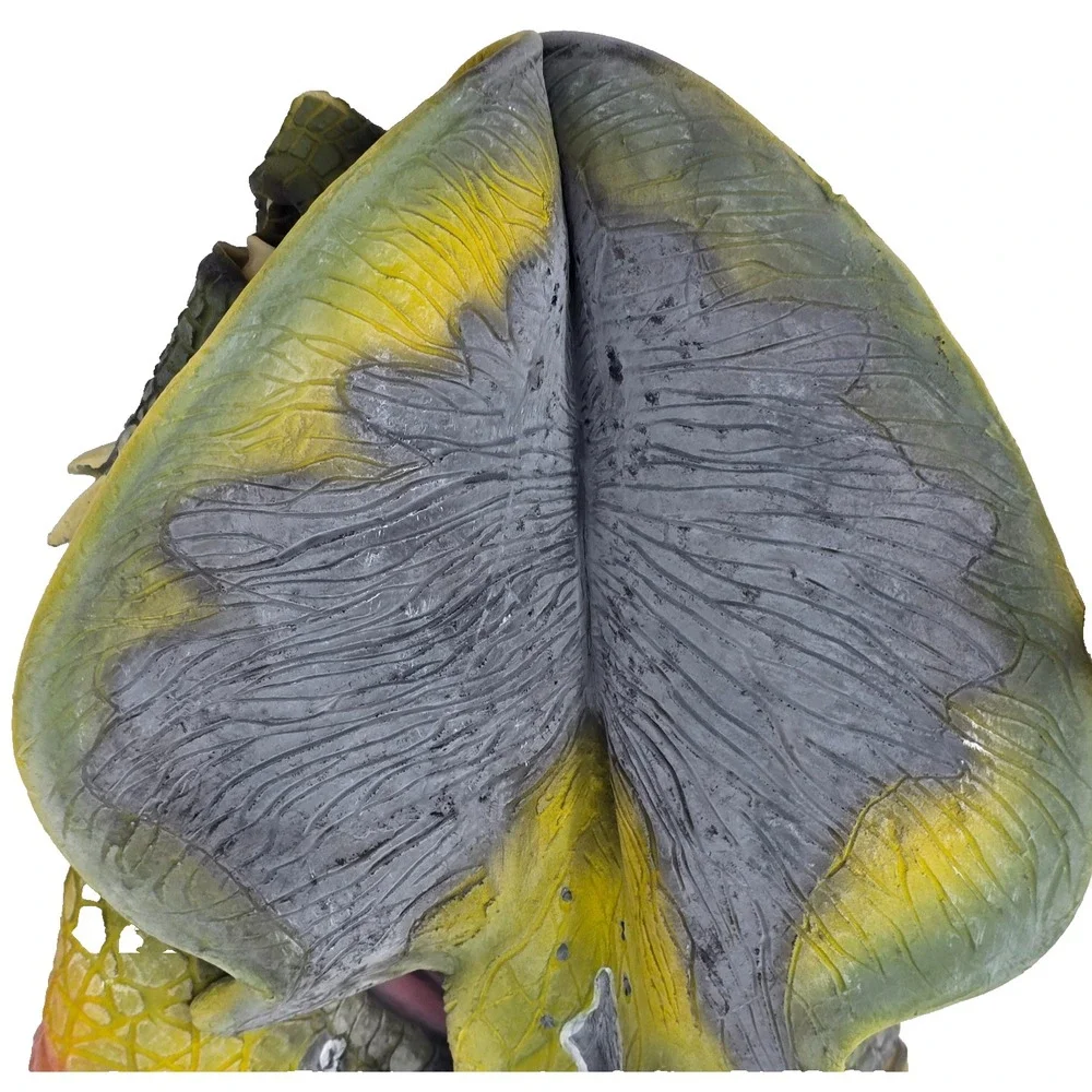 Vintage 1997 Jurassic Park Dilophosaurus Spitter Halloween Dinosaur Latex Mask